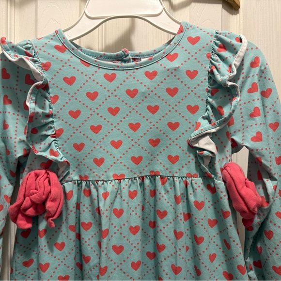 Stitchy Fish “It Takes Two”’Side Tie Valentines Dress - Picture 3 of 10